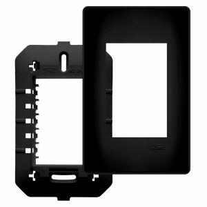 Placa 4X2 3 Seções Habitat Black Fame