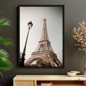 Quadro Paris 50x70cm Preto Diagonal Quadro Paris 50x70cm Preto Diagonal
