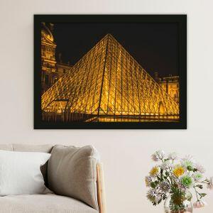Quadro Paris 30x40 Preto Diagonal Quadro Paris 30x40 Preto Diagonal