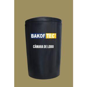 Câmara de Lodo 90L com Tampa Preto Bakof Tec