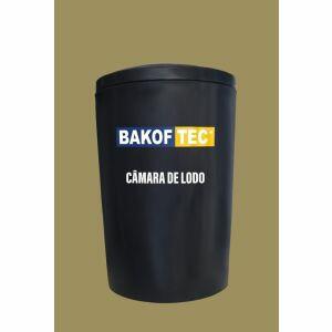 Câmara de Lodo 90L com Tampa Preto Bakof Tec