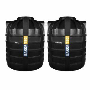 Conjunto Fossa e Biofiltro 650L Preto Bakof Tec