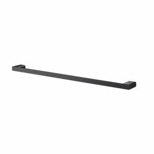 Porta Toalha Docolflat Onix 60cm Preto Fosco Docol
