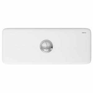 Caixa Acoplada Quadra Axis Living Piano Unic Branco Gelo Deca