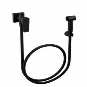Ducha Higiênica com Registro e Derivação Lift Ônix 1/2" Preto Fosco Docol