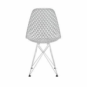 Cadeira Eames Maglia Transparente Empório Tiffany