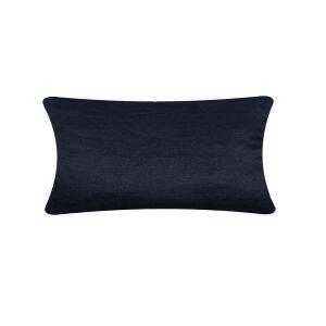 Almofada Gorgurão 30X50cm Preto Diagonal