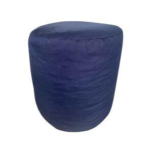 Puff Flop 35x35cm Azul Marinho Diagonal