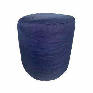 Puff Flop 35x35cm Azul Marinho Diagonal
