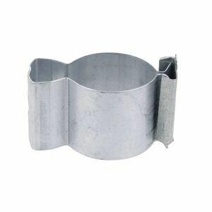 Abraçadeira de Metal Tipo D 3/4" com Parafusos 3 Peças Perfil Líder