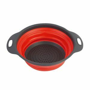 Escorredor de Silicone Redondo 29,5x24x9cm Casa&Ideia Escorredor de Silicone Redondo 29,5x24x9cm Casa&Ideia