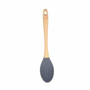 Colher de Silicone 32x6,3cm Cinza Casa&Ideia