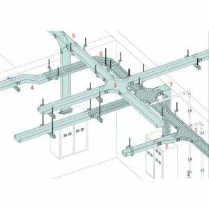 Eletrocalha Lisa 50x50 Aço Zincado 3m Perfil Líder