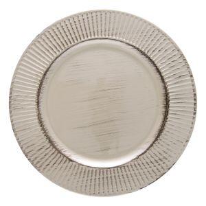 Sousplat Galles Champagne 33cm Copa e Cia