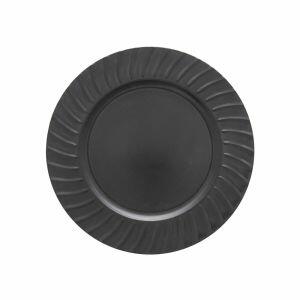 Sousplat Dorico Zinco Carvão 33cm Copa e Cia