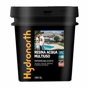 Resina Acrílica Acqua Multiuso Brilhante 18L Vermelho Oxido Hydronorth