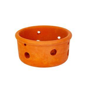 Vaso Cerâmico Orquídea N1 Natural Fascino