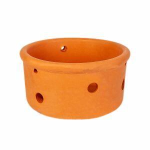 Vaso Cerâmico Orquídea N2 Natural Fascino