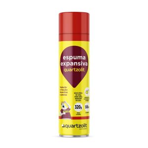 Espuma Expansiva Quartzolit 500ml 340g Âmbar