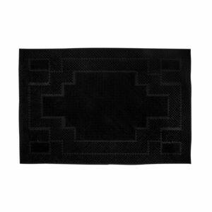 Tapete Capacho Simples 40x60cm Preto Diagonal