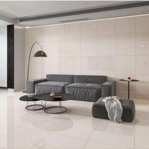 Porcelanato Silk White Retificado Polido 60x60 Málaga Porcelanato Silk White Retificado Polido 60x60 Málaga