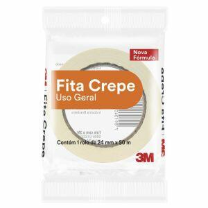 Fita Crepe 3M Tartan 2,5cmx50m Branca HB004622385