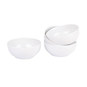 Jogo de Bowls de Porcelana 4 Peças 12cm Casa&Ideia