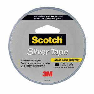 Fita Silver Tape 3M 4,5cmx25m Cinza H0002317818