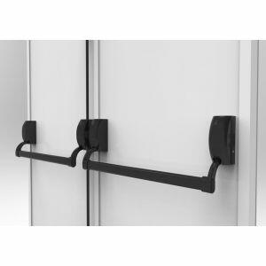 Barra Antipânico Push Folha Dupla Preto Durati