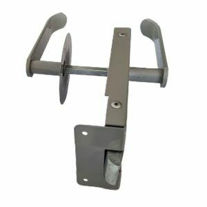 Fechadura para porta Corta-Fogo de Soprepor sem Chave Cinza Durati