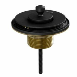 Válvula para Pia/Cuba DocolChroma Onix Universal 7/8" Preto Docol