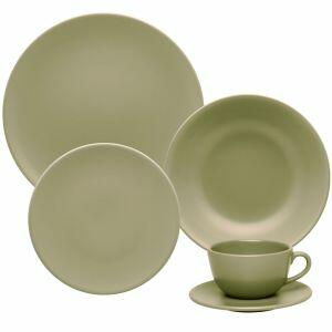 Jogo de Jantar 30 Peças Verde Oliva Oxford