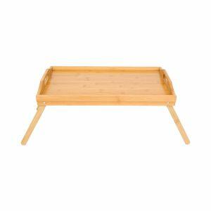 Bandeja com Pés Dobráveis Retangular Bambu 50x30cm Casa&Ideia Bandeja com Pés Dobráveis Retangular Bambu 50x30cm Casa&Ideia