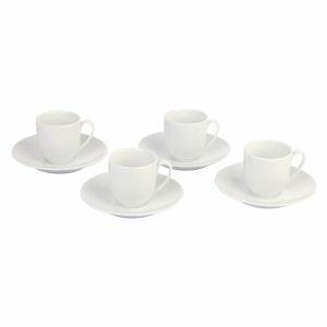 Jogo de Xícaras de Porcelana para Café Expresso 4 Peças 90ml Casa&Ideia