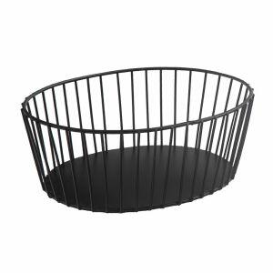 Fruteira de Mesa Ferro 26x22cm Preto Casa&Ideia Fruteira de Mesa Ferro 26x22cm Preto Casa&Ideia
