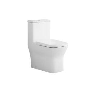Kit Vaso Sanitário Monobloco Acionamento Duplo 3/6L Quadrado Londres Branco Addra Kit Vaso Sanitário Monobloco Acionamento Duplo 3/6L Quadrado Londres Branco Addra