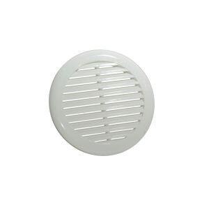 Grelha de Ventilação com Tela Redonda 15cm Branca Distak