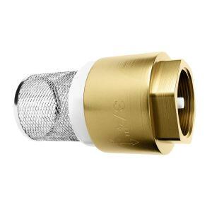 Válvula de Retenção com Tela Inox  3/4" Latão Roco