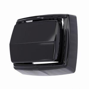 Acabamento para Válvula de Descarga Com Tecla Hydra Max Preto  1/2" Blukit