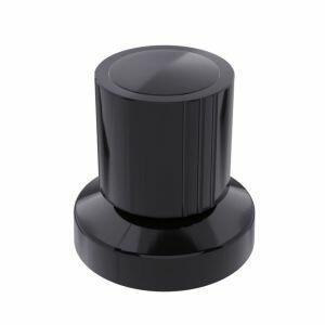Acabamento para Registro C40 Simil Itapema 1/2" Preto Blukit