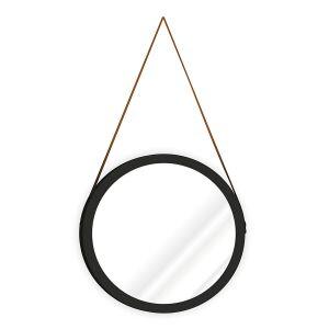 Espelho Adnet com Moldura 40cm Preto Diagonal