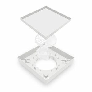 Ralo Oculto 15x15 Branco Multicerto