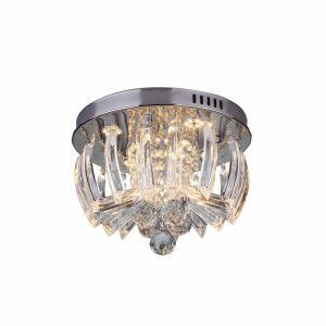 Plafon Greta Led 18w 6500k 30cm Cromado Bivolt Startec