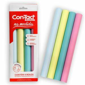 Rolo Adesivo na Medida Pastel Lover 0,30x1m Plavitec Rolo Adesivo na Medida Pastel Lover 0,30x1m Plavitec
