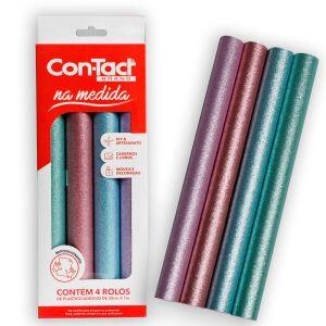 Rolo Adesivo na Medida Glitter 0,30x1m Plavitec Rolo Adesivo na Medida Glitter 0,30x1m Plavitec