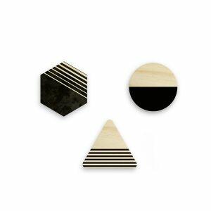 Conjunto 3 Ganchos de Parede Organizadores para Closet 7x7,8x7 Uatt Presentes