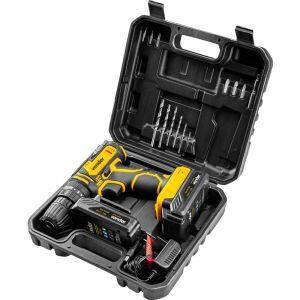 Furadeira Parafusadeira Impacto a Bateria 20V Bivolt Amarelo e Preto Vonder