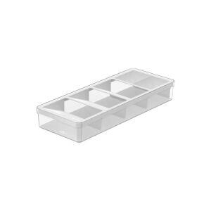 Organizador de Gaveta Clear Acrílico 37,5x15x5,6cm Natural Ou