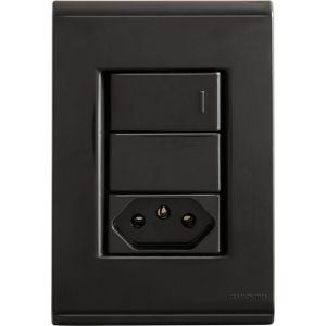 Conjunto 2 Seções Liz 2 P+T 10A Grafite Escuro Tramontina