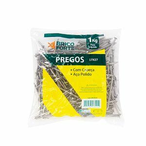 Prego com Cabeça Polido 1kg 17x27 Brico Forte